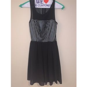 Black and white dress